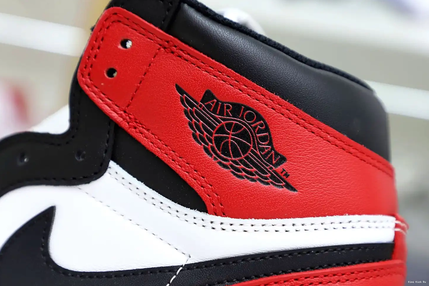 1 Air Jordan Retro Toe Kimikick (2016) Black 0717